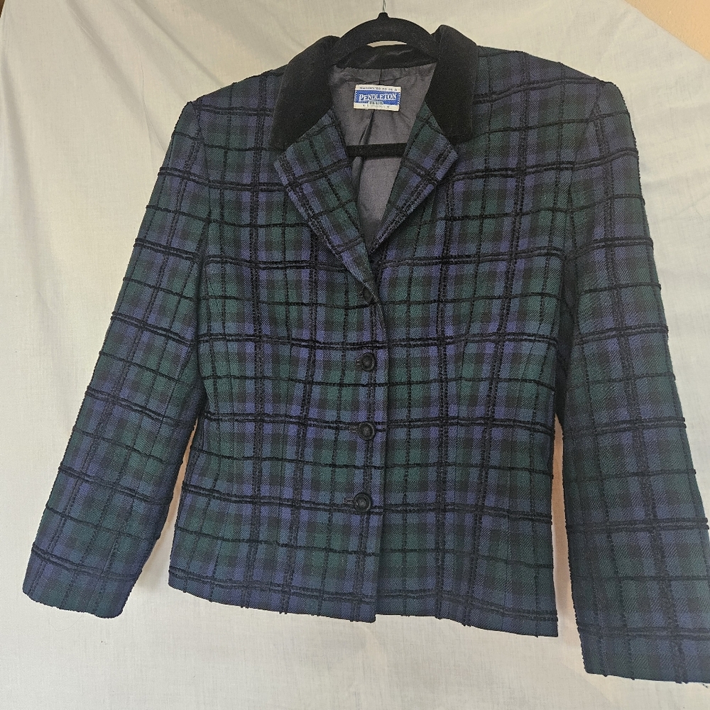 Large PENDLETON Plaid Wool Jacket
